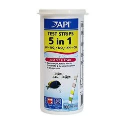 API 5 In 1 Aquarium Test Strips - 100 Pk