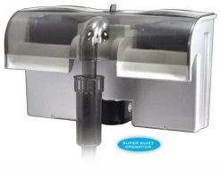 Aquatop Forza Hang-On Power Filter With Skimmer External Aquarium Filter - Black - 40 - 80 Gal