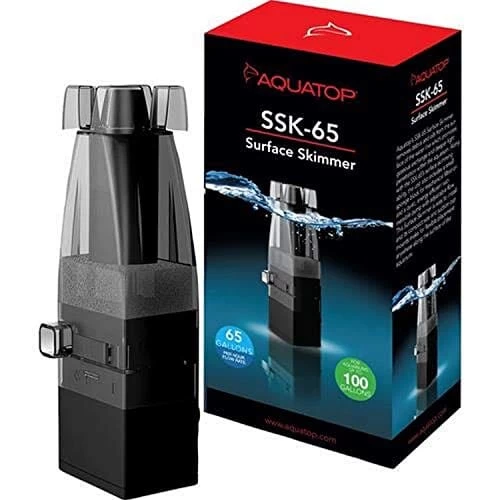 Aquatop Internal Surface Skimmer Aquarium Protein Skimmers - Black - 65 GPH 1 Aquatop Internal Surface Skimmer Aquarium Protein Skimmers - Black - 65 GPH