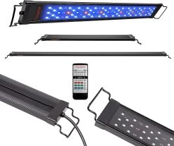 Aquatop Skyaqua Marine LED Aquarium Light System With Remote - 12 - 18 In -Fish Supplies Store aquatop skyaqua marine led aquarium light system with remote 12 18 in 910448