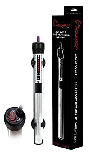 Aquatop Submersible Glass Heater Submersible Fish Tank Heater - 200 Watt 1 Aquatop Submersible Glass Heater Submersible Fish Tank Heater - 200 Watt