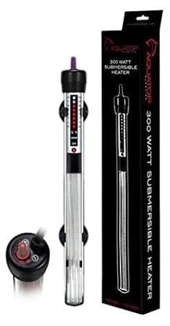 Aquatop Submersible Glass Heater Submersible Fish Tank Heater - 300 Watt