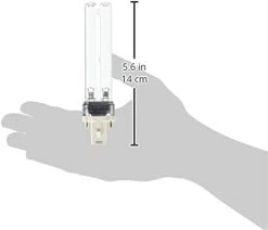 Aquatop UV Replacement Bulb 2-Pin Square Base Aquarium Filter Parts - 7 Watt