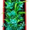 Aquatop Vibrant Passion Plant Boxed Plastic Aquarium Plant - Turquoise - 16
