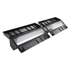 Aqueon Deluxe Full Fluorescent Hood - Black - 48" X 12"