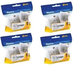 Aqueon Replacement Filter Cartridge For MiniBow 1, 2.5, 5 - Small - 6 Pk