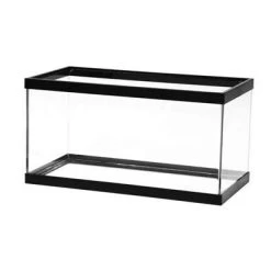 Aqueon Standard Aquarium - Black Frame - 15 Gal - Clear Silicone