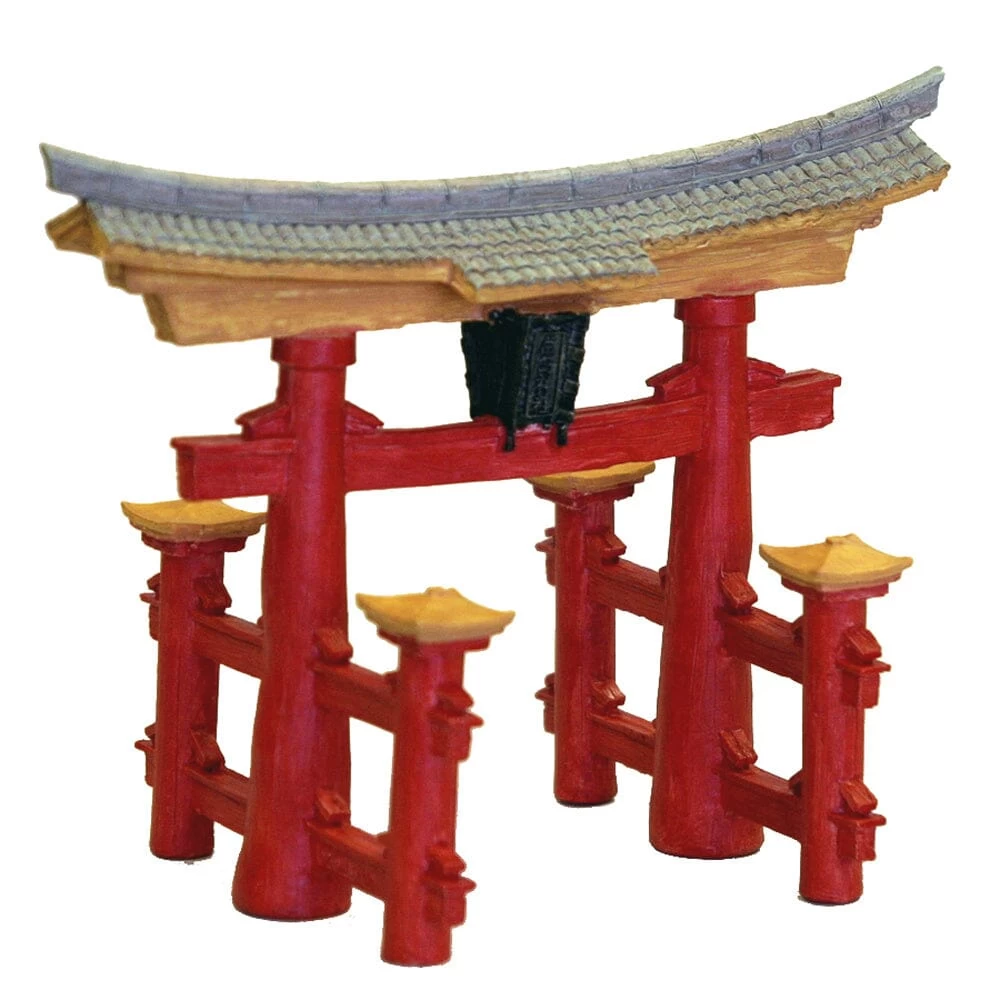 Blue Ribbon Exotic Environments Japanese Torii Gate Tank Accessory 1 Blue Ribbon Exotic Environments Japanese Torii Gate Tank Accessory