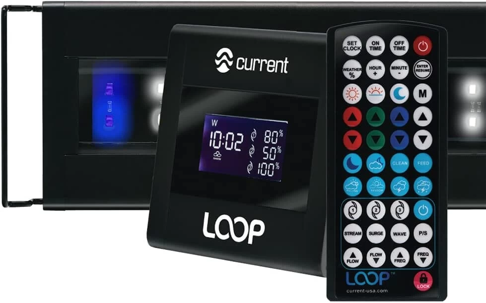 Current Orbit Marine IC LED Light Aquarium LED Lighting - Black - 18 - 24 In 2 Current Orbit Marine IC LED Light Aquarium LED Lighting - Black - 18 - 24 In - Image 2