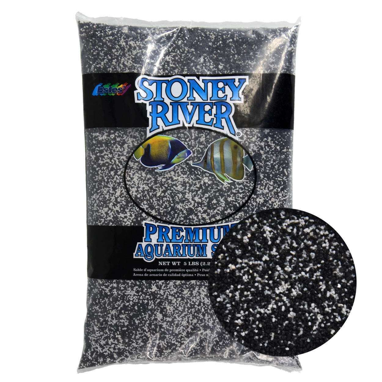 Estes Stoney River Premium Aquarium Sand - Java Beach - 5 Lb - Pack Of 6 1 Estes Stoney River Premium Aquarium Sand - Java Beach - 5 Lb - Pack Of 6
