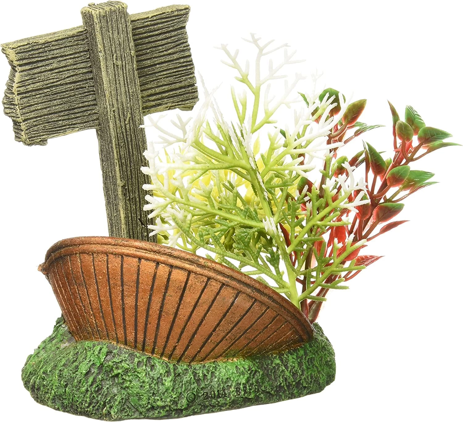 Exotic Environments Area 51 Sign With Ufo Resin Aquatics Decoration - Multi - Small 2 Exotic Environments Area 51 Sign With Ufo Resin Aquatics Decoration - Multi - Small - Image 2