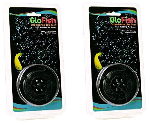 Glofish LED Round Bubbler Aquatics Air Control - Blue