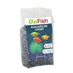 Glofish Sand With Highlights Freshwater Gravel - Black - 5 Lbs - 6 Pack