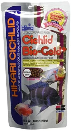 Hikari Cichlid Biogold+ - Medium Pellets - 8.8 Oz