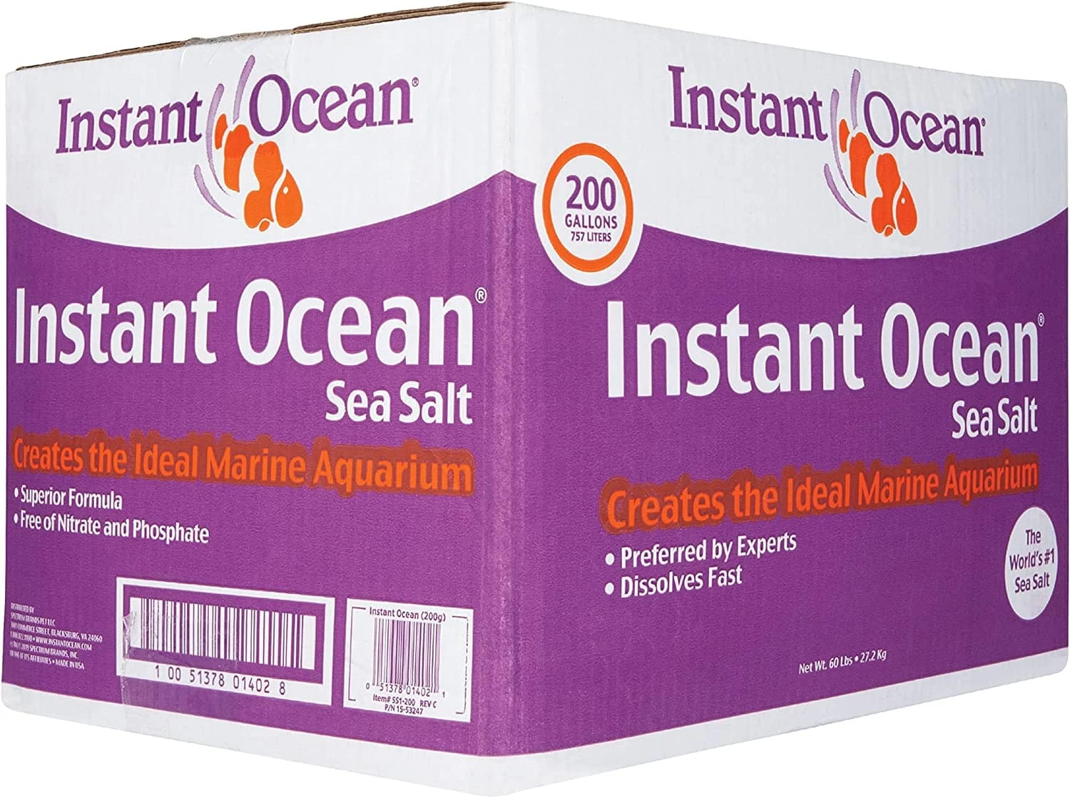 Instant Ocean Sea Salt Box Aquarium Marine Salt - 200 Gal 4 Instant Ocean Sea Salt Box Aquarium Marine Salt - 200 Gal - Image 4