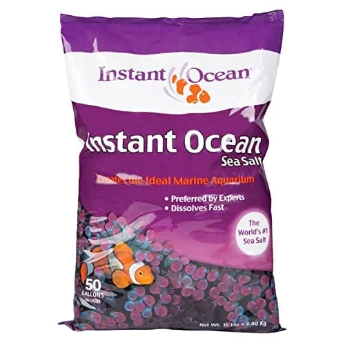 Instant Ocean Sea Salt Box Aquarium Marine Salt - 50 Gal 1 Instant Ocean Sea Salt Box Aquarium Marine Salt - 50 Gal