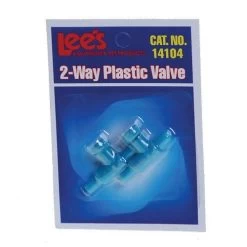 Lee's 2-Way Plastic Valve - 2 Pk - Pack Of 6