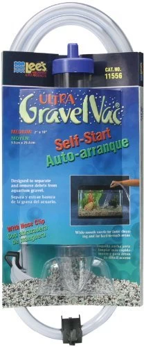 Lee's Ultra Self-Start GravelVac With Nozzle & Clip - Medium - 10"