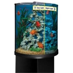 Marineland Half Moon Aquarium Combo Kit Aquatics Starter Kits - 30 Gal