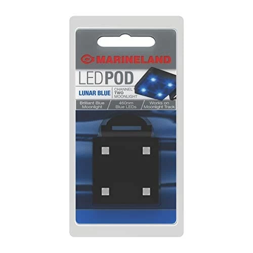 Marineland Light Pod Lunar Aquarium LED Lighting - Blue 1 Marineland Light Pod Lunar Aquarium LED Lighting - Blue