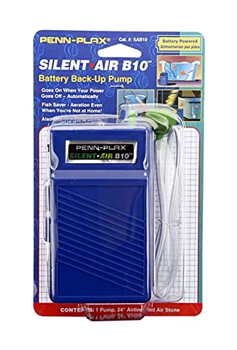 Penn-Plax Penn Plax Silent Air Battery Operated Air Pump - B10 1 Penn-Plax Penn Plax Silent Air Battery Operated Air Pump - B10