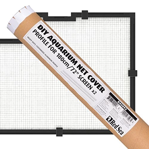 Red Sea Net Cover Profile - 72" For DIY Aquarium Net Cover 1 Red Sea Net Cover Profile - 72" For DIY Aquarium Net Cover