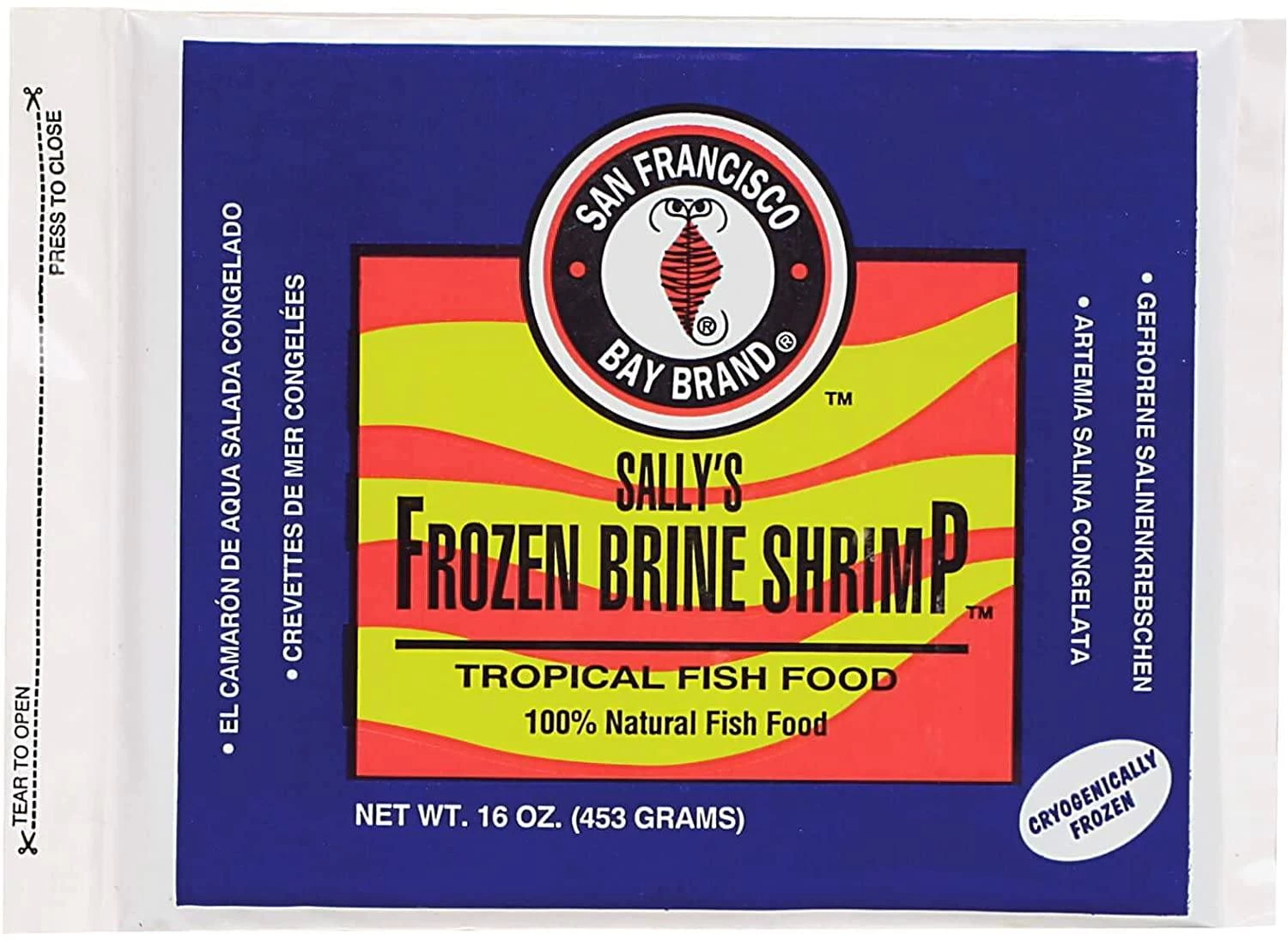 San Francisco Bay Brand Frozen Brine Shrimp - 16 Oz 1 San Francisco Bay Brand Frozen Brine Shrimp - 16 Oz