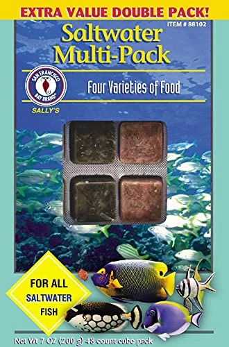 San Francisco Bay Brand Frozen Saltwater Multi-Pack - 48 Cubes - 7 Oz 1 San Francisco Bay Brand Frozen Saltwater Multi-Pack - 48 Cubes - 7 Oz