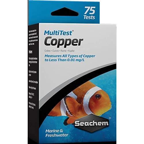 Seachem MultiTest - Copper - 75 Tests 1 Seachem MultiTest - Copper - 75 Tests