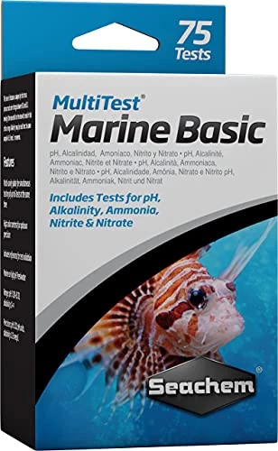 Seachem MultiTest - Marine Basic - 75+ Tests 1 Seachem MultiTest - Marine Basic - 75+ Tests