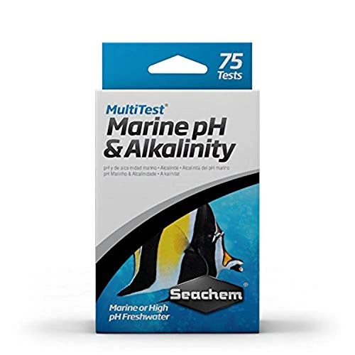 Seachem MultiTest - Marine PH/Alkalinity - 75 Tests 1 Seachem MultiTest - Marine PH/Alkalinity - 75 Tests