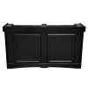 Seapora Monarch Cabinet Stand - Black - 48" X 13"