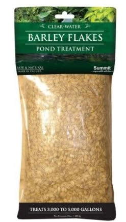 Summit Clear-Water Barley Straw Flakes Pond Treatment Pond Water Treatment Natural - 5000 Gal