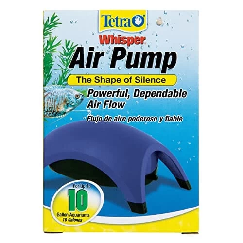 Tetra Whisper Aquarium Air Pump - Blue - Up To 10 Gal 1 Tetra Whisper Aquarium Air Pump - Blue - Up To 10 Gal